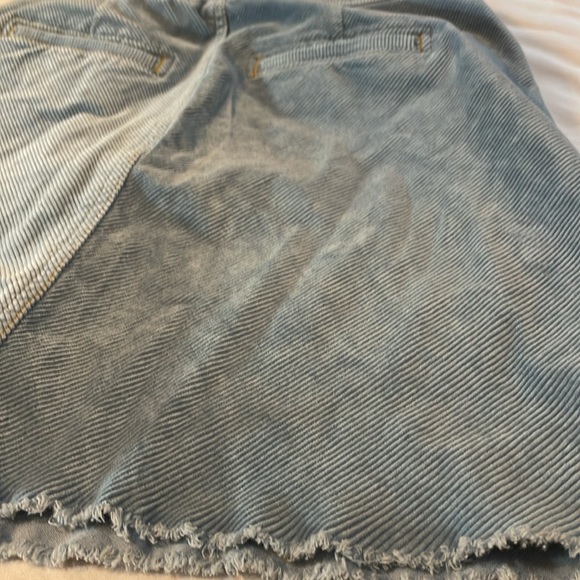 Anthropology Blue Corduroy Mini-Skirt size 2 - Picture 6 of 12